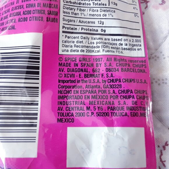 NIP Vintage 1997 SPICE GIRLS Chupa Chups Lollipop - Picture 7 of 9